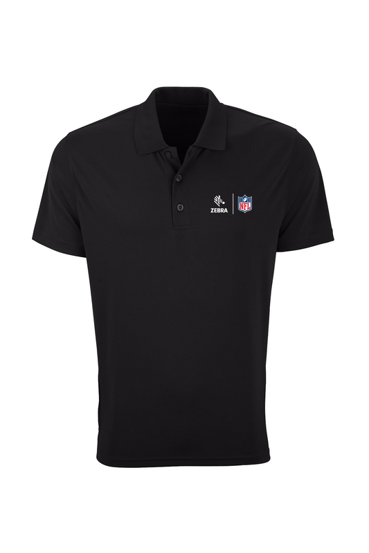 Men's Omega Mesh NFL Polo (Black)