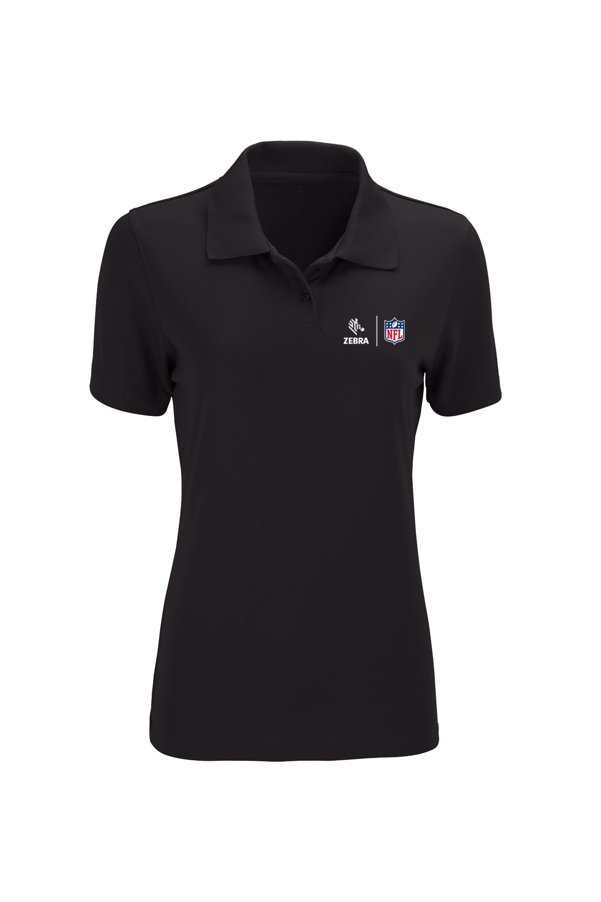 Women's Omega Mesh NFL Polo (Black)