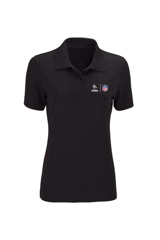 Women's Omega Mesh NFL Polo (Black)