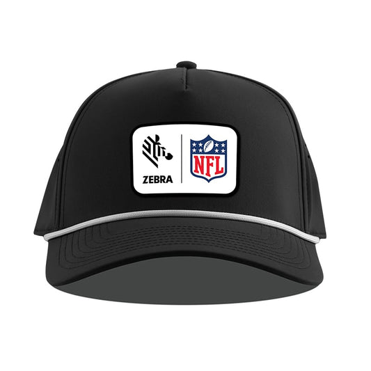 Curved 5 Panel Rope Cap With NFL Logo (Black)
